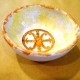 Ciotola Simbolo di Lipari arancione d. 7