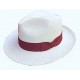 Cappello Panama originale modello Classico banda rossa