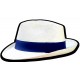 Cappello Panama originale modello Classico banda rossa
