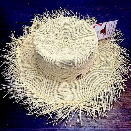 Cappello Panama originale modello Chrochet Beach Tolita