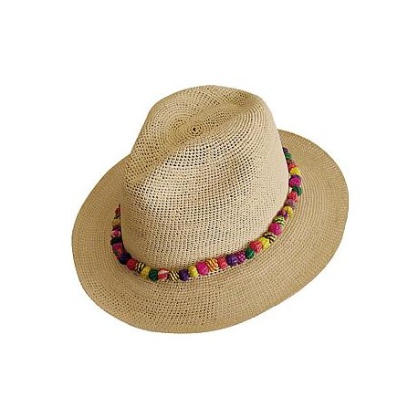 Cappello Panama originale Modello Crohet Classic Bora Bora