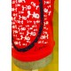 Maglietta bimbo rossa con pesci e simbolo di Lipari