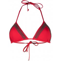 Top bikini triangolo con borchie Fisico