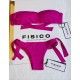 Bikini aFascia coppa estraibile e slip fiocco brasiliani FISICO
