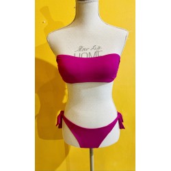 Bikini aFascia coppa estraibile e slip fiocco brasiliani FISICO