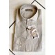 Camicia uomo beige di Cento lino