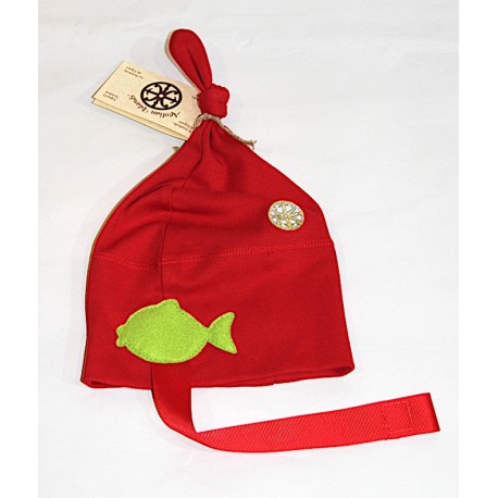 Cappello con pesci e simbolo di Lipari
