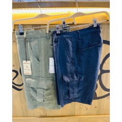 Pantaloncino con tasche in lino di Cento lino