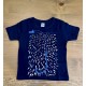Maglietta bambino blu con pesci e simbolo di Lipari
