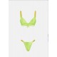 BIKINI TRIANGOLO SPORT E SLIP BRASILIANO fluo MEFUI