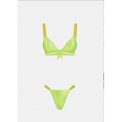 BIKINI TRIANGOLO SPORT E SLIP BRASILIANO fluo MEFUI