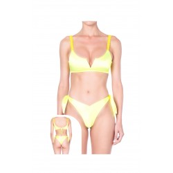 BIKINI TOP E SLIP AMERICANO fluo MEFUI