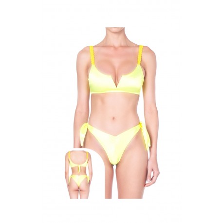 BIKINI TOP E SLIP AMERICANO fluo MEFUI