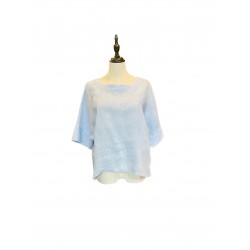 Blusa maniche raglan di Cento Lino donna