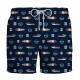 Costume uomo nodi nautici blu Zeybra