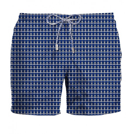 Costume uomo nodi nautici blu Zeybra