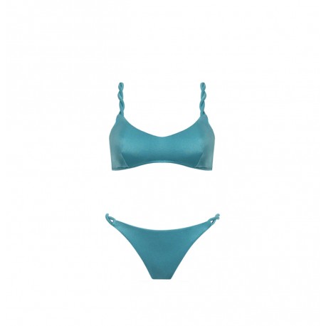 Bikini Cotazur monospalla treccia fairy