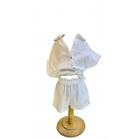 Pantaloncino in lino di Cento lino bambina