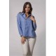 Camicia collo coreano di Cento Lino Donna