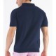 POLO UOMO COTONE CREPE BLU ZEYBRA