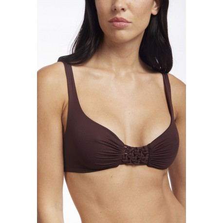 Bikini Fascia con ricamo rombo FISICO