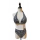 Bikini Fascia con ricamo rombo FISICO
