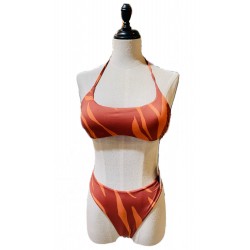 Bikini Fascia con ricamo rombo FISICO