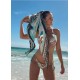 BIKINI TRIANGOLO E SLIP BRASILIANO CON NAPPINE' di Raffaella d'Angelo