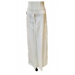 PANTALONE LINO CON MACRAME' di Raffaella d'Angelo