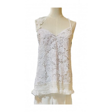 TOP BLUSA IN MACRAME' DI RAFFAELLA D'ANGELO
