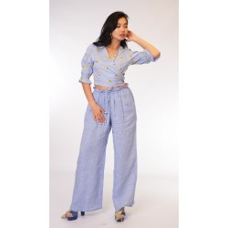 Pantalaccio in lino Di Rosetta di Positiamo
