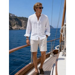 Camicia in lino uomo di Cento Lino