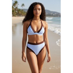 TRIANGOLO REVERSIBILE BORDI BICOLORE slip alto FISICO