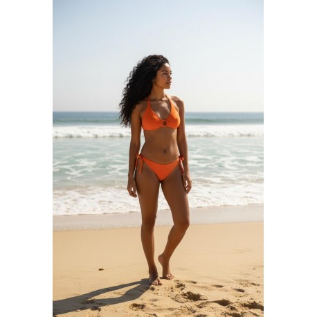 BIKINI TIANGOLO CON FERRETTO COPPA C E SLIP CON FIOCCHI DI Olivia